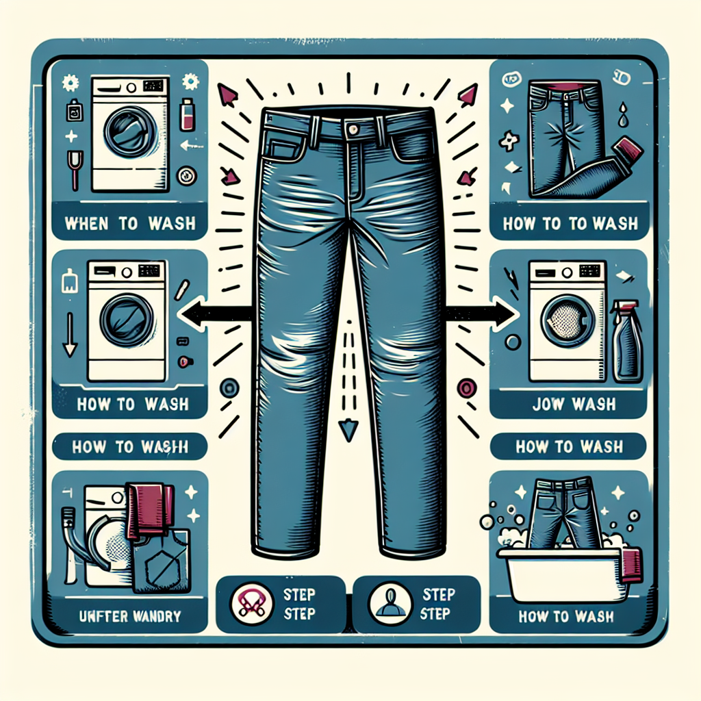 청바지 세탁 주기, 오래 입는 사람이 지키는 기준