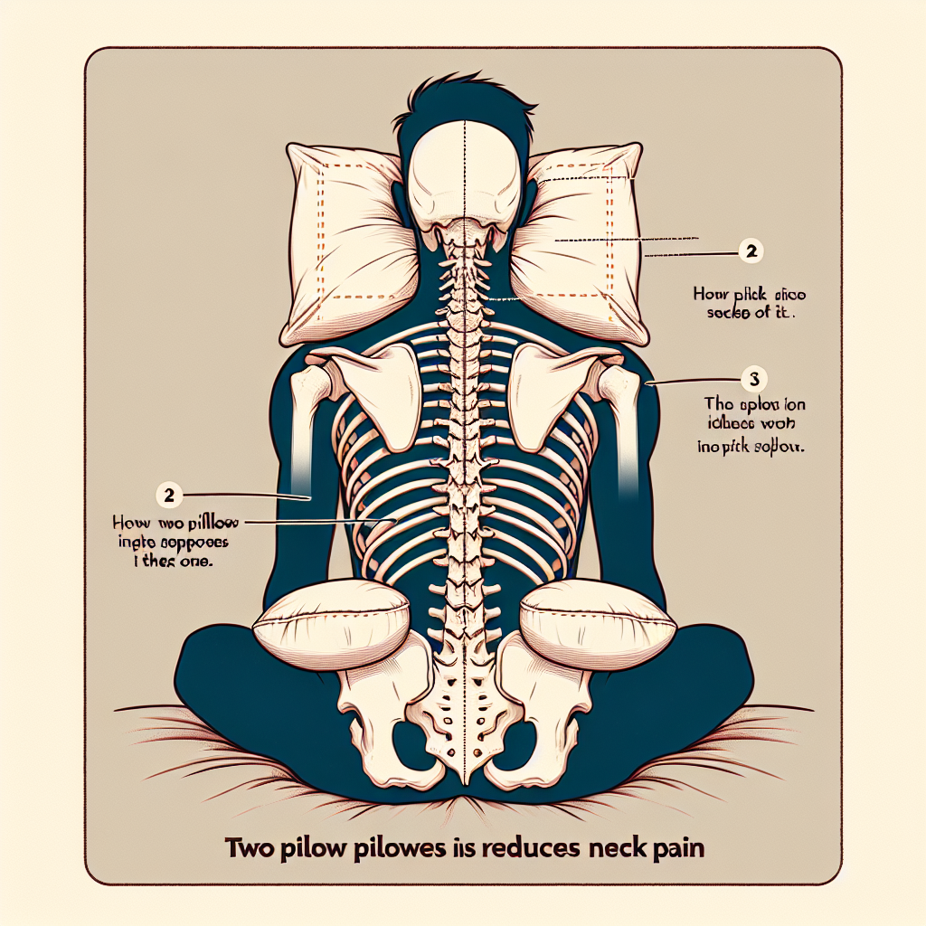 베개 두 개 겹치기, 목 통증 줄어드는 이유
