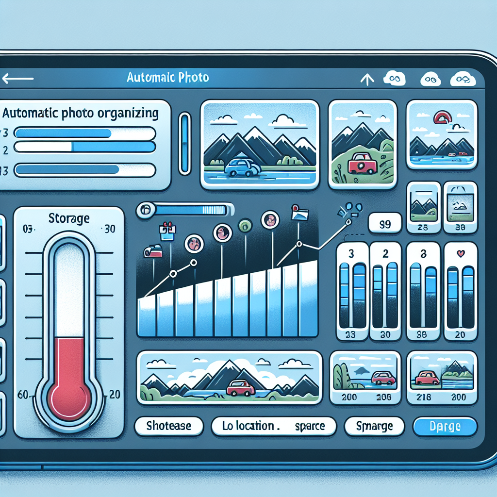 사진 자동정리 기능, 저장공간 늘어나는 구조