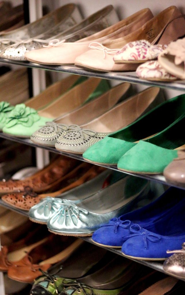 adjustable shoe rack shelf inside cabinet