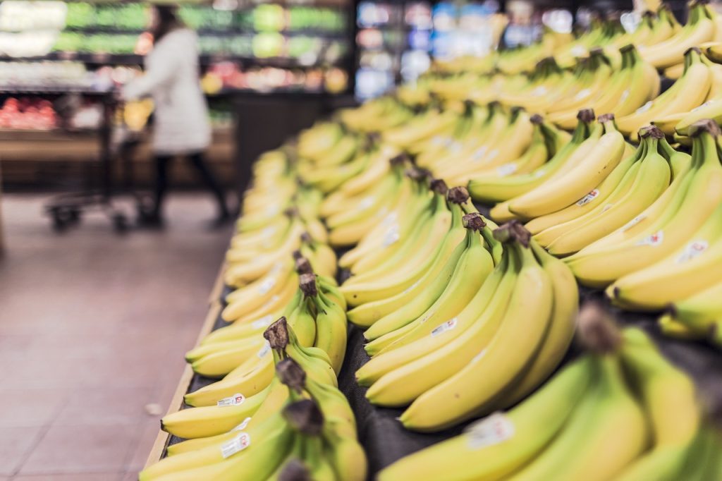 weekly grocery shopping cart with reduced items